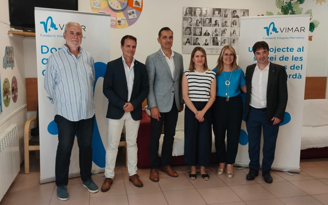 Visita institucional a la residencia Robert Pallí de Sant Feliu de Guíxols